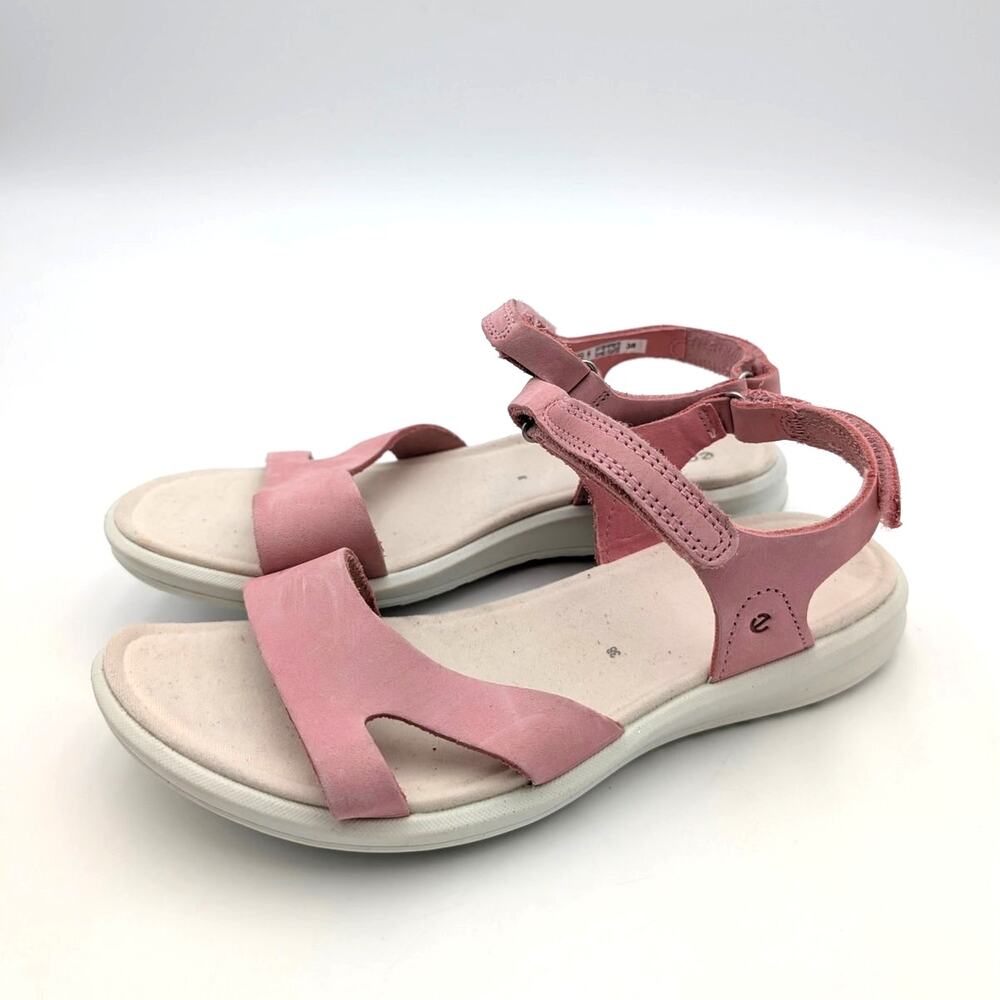 Ecco Cruise II Slide Sandals Adjustable Strap Women's Old Rose Size US7-7.5 EU38